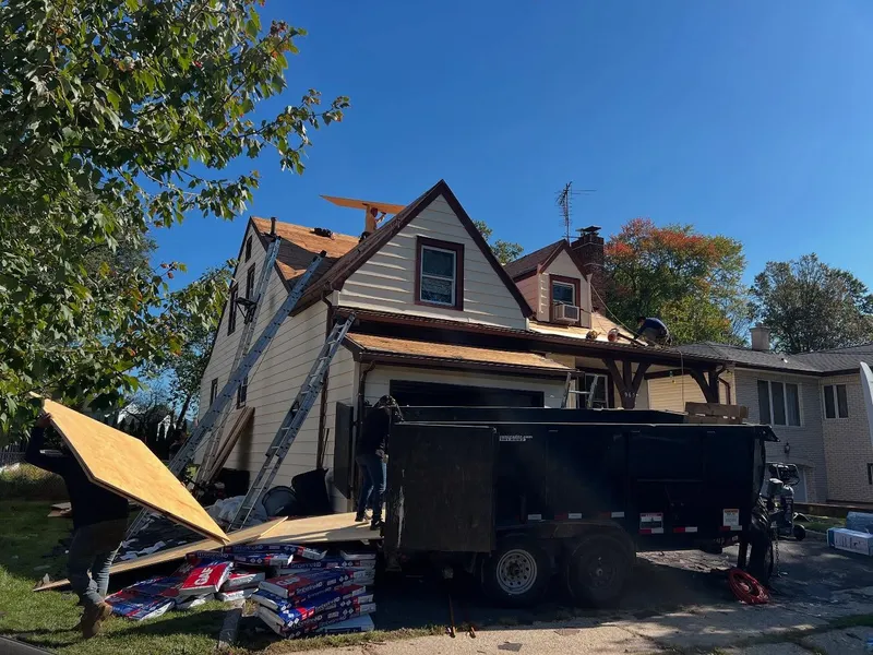 Golden Hammer Roofing & Chimney roofing project