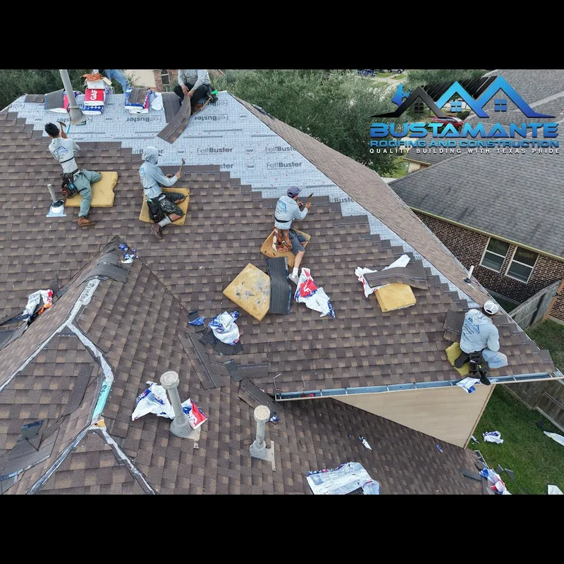 Bustamante Roofing and Construction roofing project