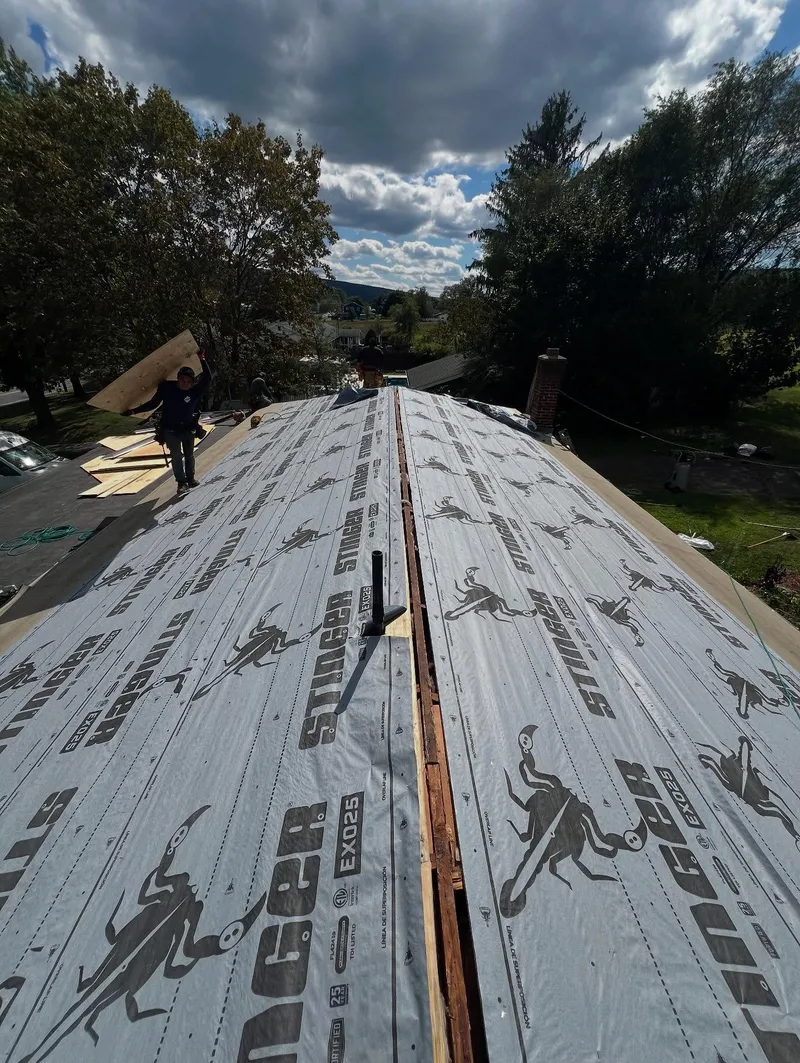 Golden Hammer Roofing & Chimney roofing project
