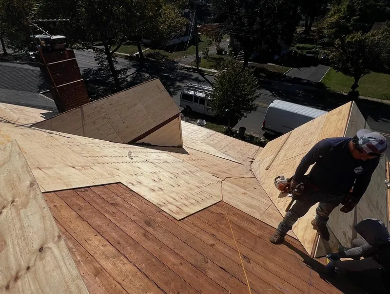 Golden Hammer Roofing & Chimney roofing project